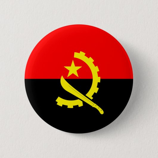 Angola Ronde Button 5,7 Cm (Voorkant)