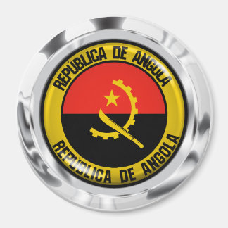 Angola Round Emblem Magneet