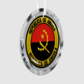 Angola Round Emblem Ornament (voorkant)