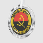 Angola Round Emblem Ornament (voorkant)