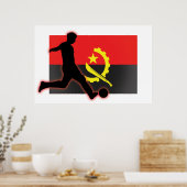 Angola Soccer Striker 2 Poster (Keuken)