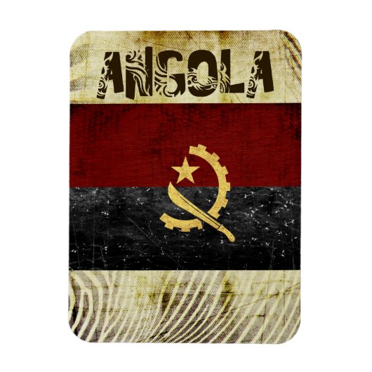 Angola Souvenir Magnet Magneet (Verticaal)