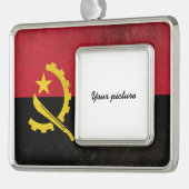 Angola Verzilverd Omlijst Ornament (Links)