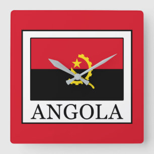 Angola Vierkante Klok