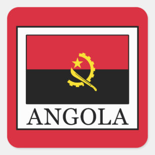 Angola Vierkante Sticker
