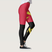 Angola vlag embleem leggings (Rechts)