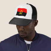 Angola Vlag Hoed Trucker Pet (In situ)