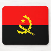angola vlag mousepad muismat (Voorkant)