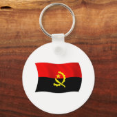 Angola Vlag Sleutelhanger (Voorkant)