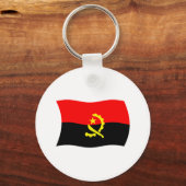 Angola Vlag Sleutelhanger (Voorkant)