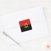 Angola Vlagsticker Vierkante Sticker (Envelop)