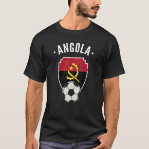 Angola Voetbal Angola Flag Football Angolan Pride T-shirt
