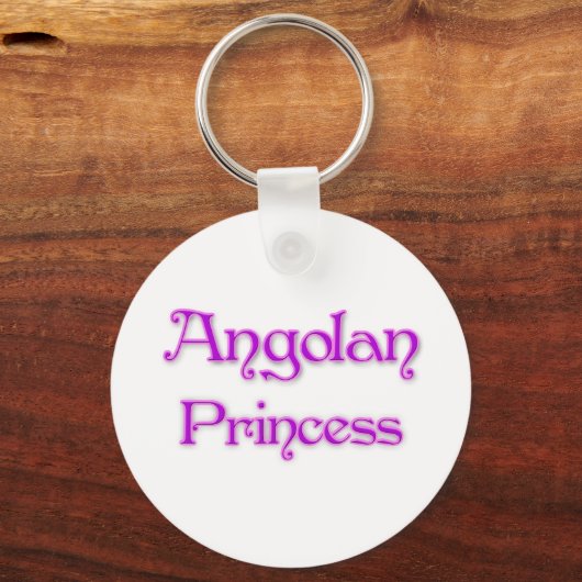 Angolan Princess Sleutelhanger (Voorkant)