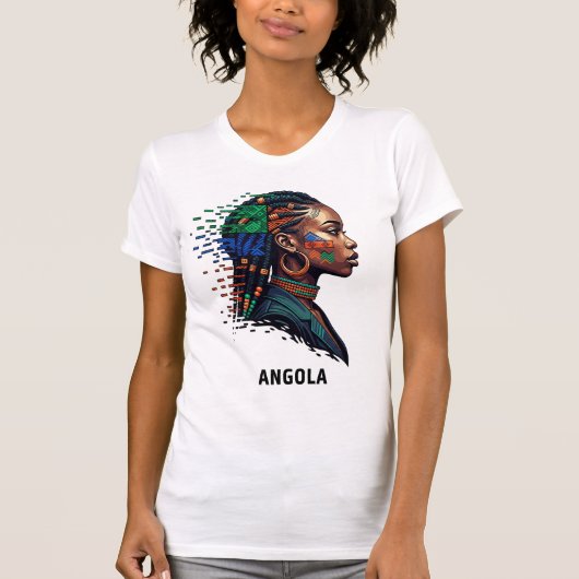 Angolan_Spirit_Modern_Mozaïek. T-shirt (Voorkant)