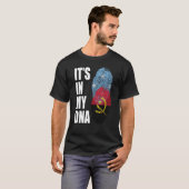 Angolees en Micronesisch Mix DNA-erfgoed T-shirt (Voorkant volledig)