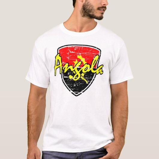 Angolese afschermingsontwerp t-shirt (Voorkant)