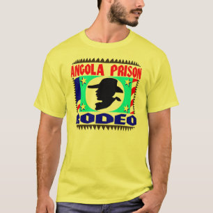 Angolese gevangenis Rodeo vlag T-shirt