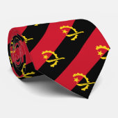 Angolese Stropdassen, mode Angolese vlag, bedrijf Stropdas (Opgerold)