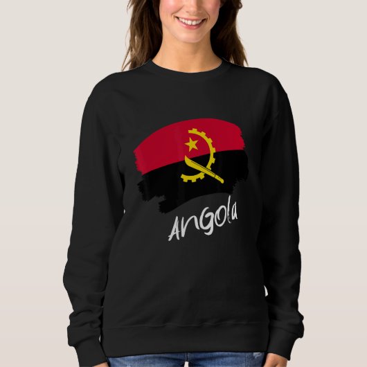 Angolese Vlag Angola Trui (Voorkant)