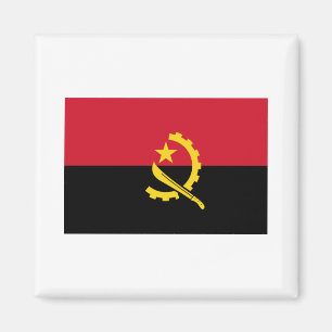 Angolese vlag AO Magneet