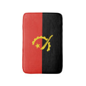 Angolese vlag badmat (Voorkant Verticaal)