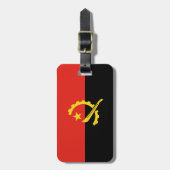 Angolese vlag bagagelabel (Voorkant verticaal)