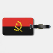 Angolese vlag bagagelabel (Achterkant horizontaal)