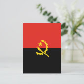 Angolese vlag briefkaart (Staand voorkant)