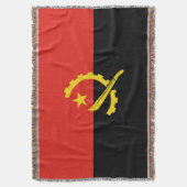 Angolese vlag deken (Voorkant Verticaal)