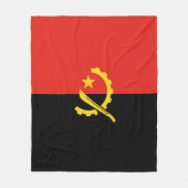 Angolese vlag fleece deken (Voorkant)