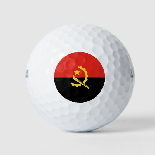 Angolese vlag golfballen (Voorkant)