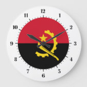 Angolese vlag grote klok (Voorkant)