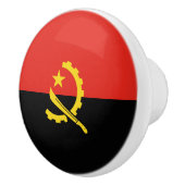 Angolese vlag keramische knop (Rechts)