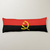 Angolese vlag lichaamskussen (Achterkant)