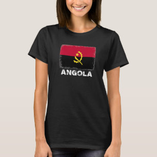 Angolese vlag ondersteunt Angolese Mannen T-shirt