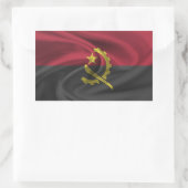 Angolese Vlag Rechthoekige Sticker (Tas)