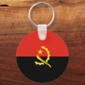 Angolese vlag sleutelhanger (Voorkant)