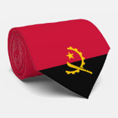 Angolese vlag stropdas (Opgerold)