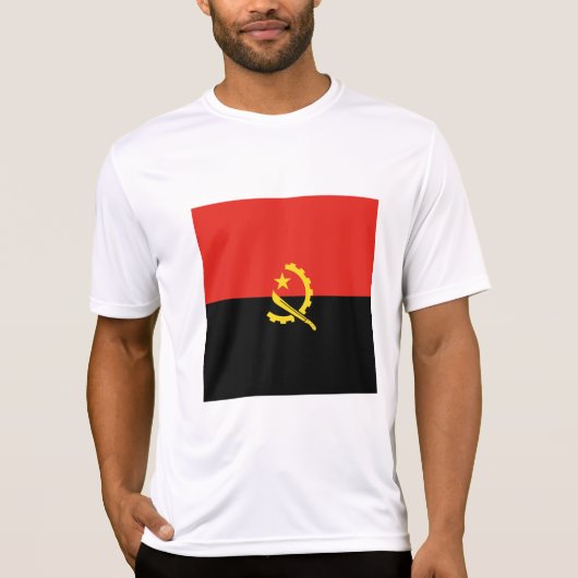 Angolese vlag t-shirt (Voorkant)
