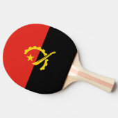 Angolese vlag tafeltennisbatje (Zijkant)