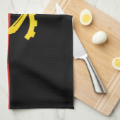 Angolese vlag theedoek (Quarter Fold)