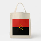 Angolese vlag tote bag (Achterkant)
