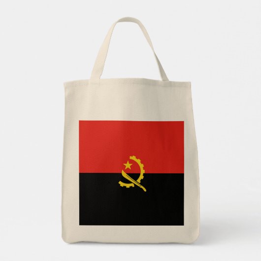 Angolese vlag tote bag (Achterkant)