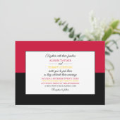 Angolese vlag, vlag van Angola bruiloft Kaart (Staand voorkant)