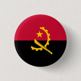 Angolese vlag, vlag van Angola Ronde Button 3,2 Cm