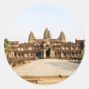 Angor Wat Ronde Sticker