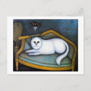 Angora cat, Morris Hirshfield Briefkaart