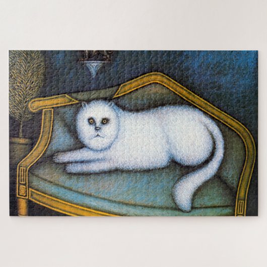 Angora cat, Morris Hirshfield Legpuzzel (Horizontaal)