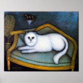 Angora cat, Morris Hirshfield Poster (Voorkant)