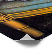 Angora cat, Morris Hirshfield Poster (Hoek)